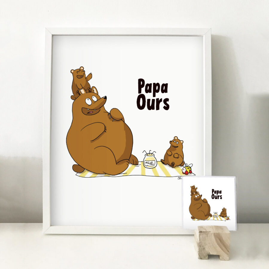 Affiche-papa-ours