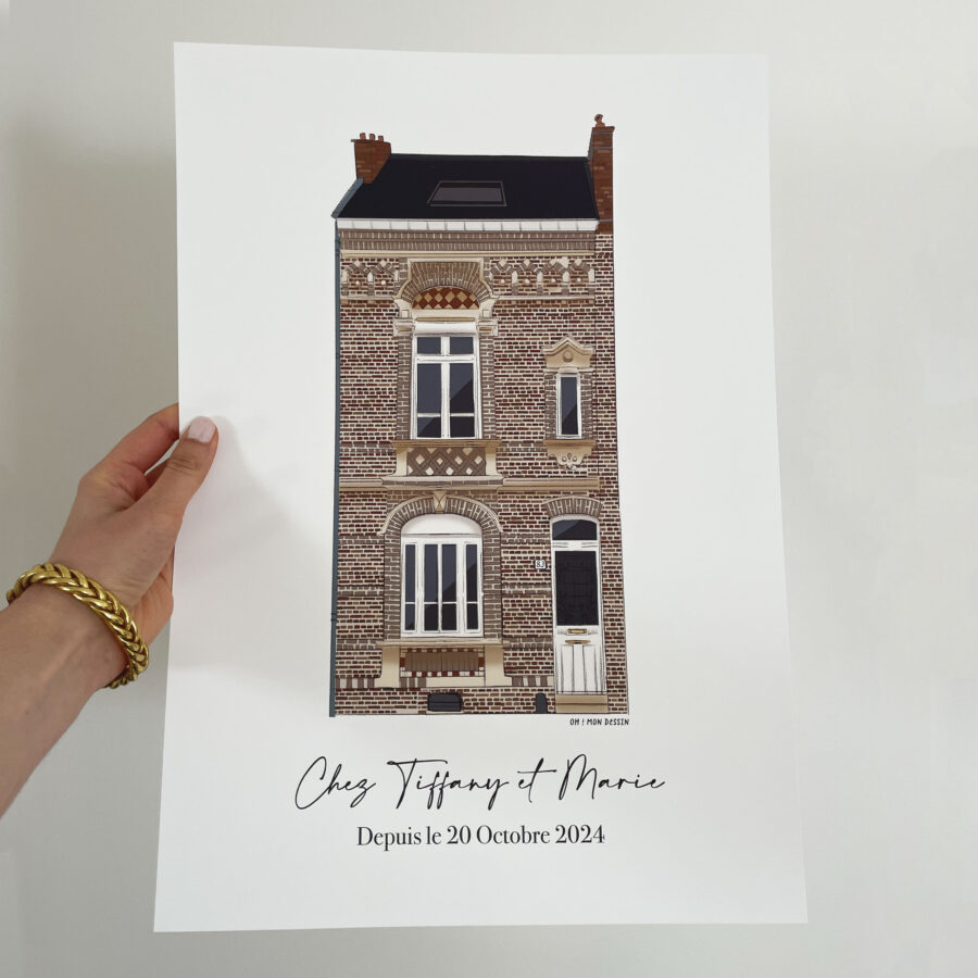 Portraits de Maison - Une illustration sur mesure de votre lieu de vie