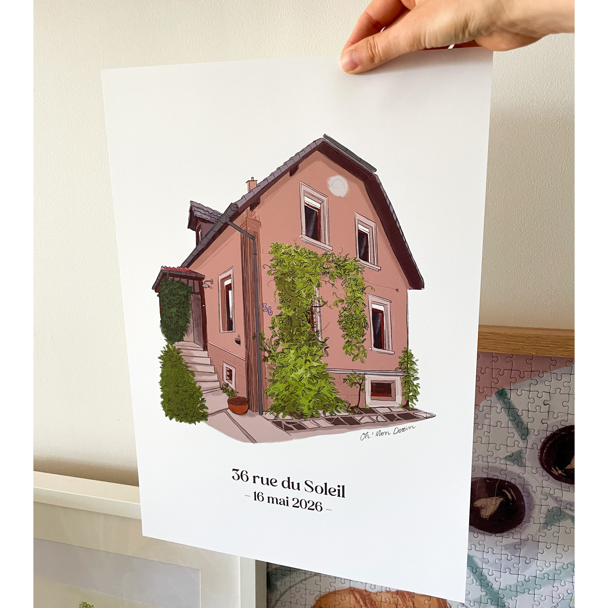 Portraits de Maison - Une illustration sur mesure de votre lieu de vie – Image 3