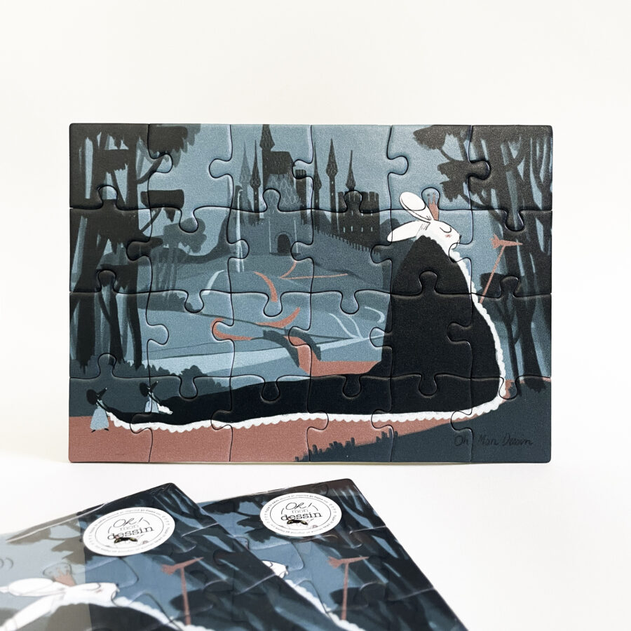 Puzzle 24 pièces “Le Roi Lapin” – Made in France – Image 4
