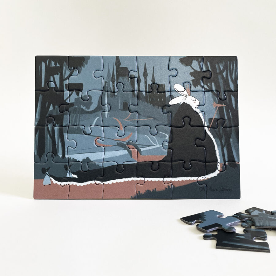 Puzzle 24 pièces “Le Roi Lapin” – Made in France – Image 3