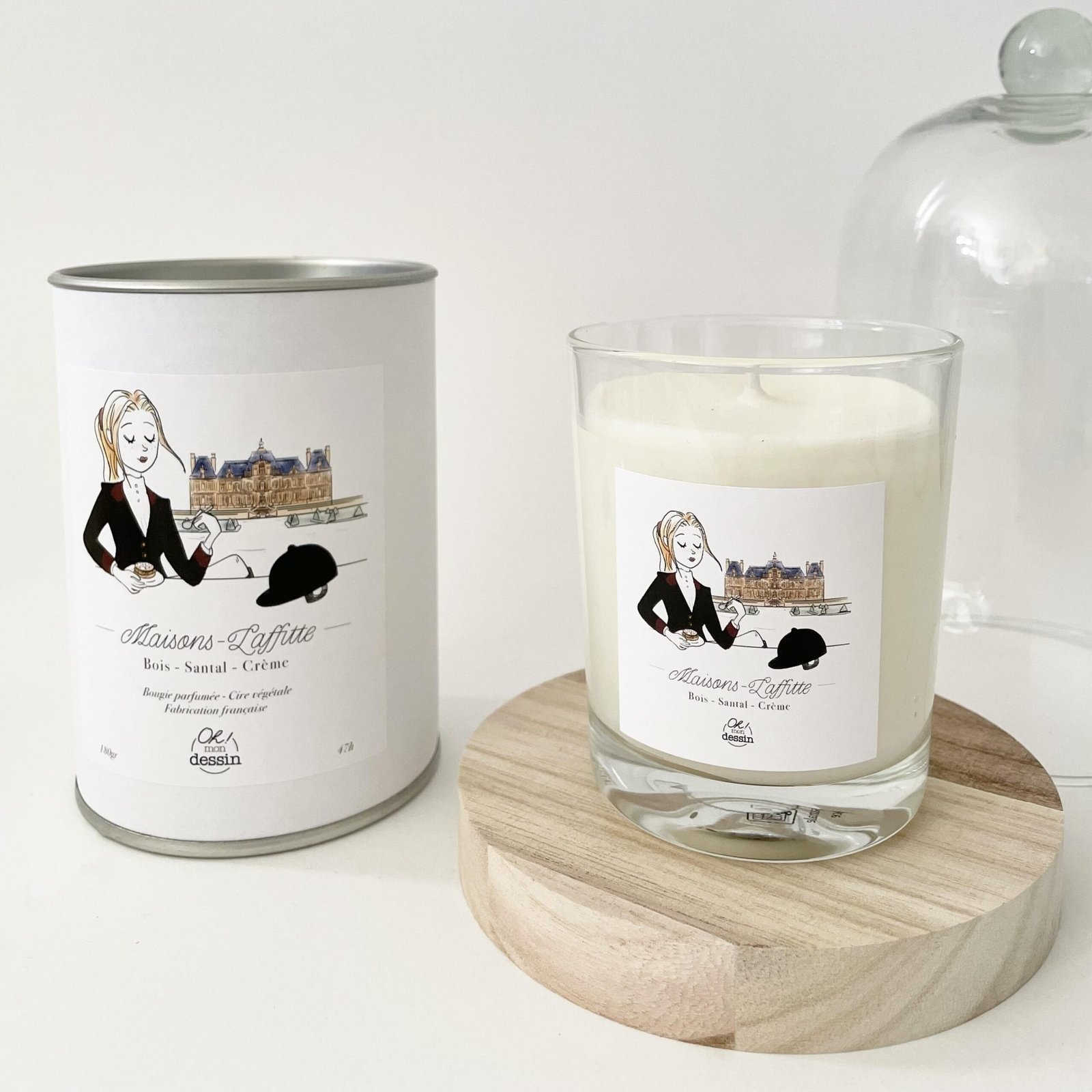 Bougie "La Nana de Maisons-Laffitte"