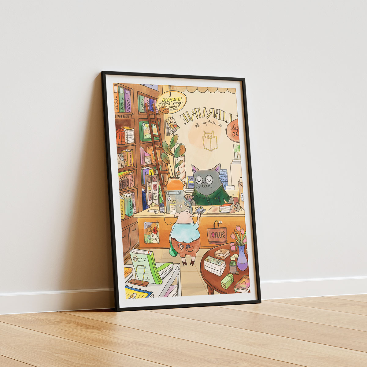 Affiche "Le Libraire"