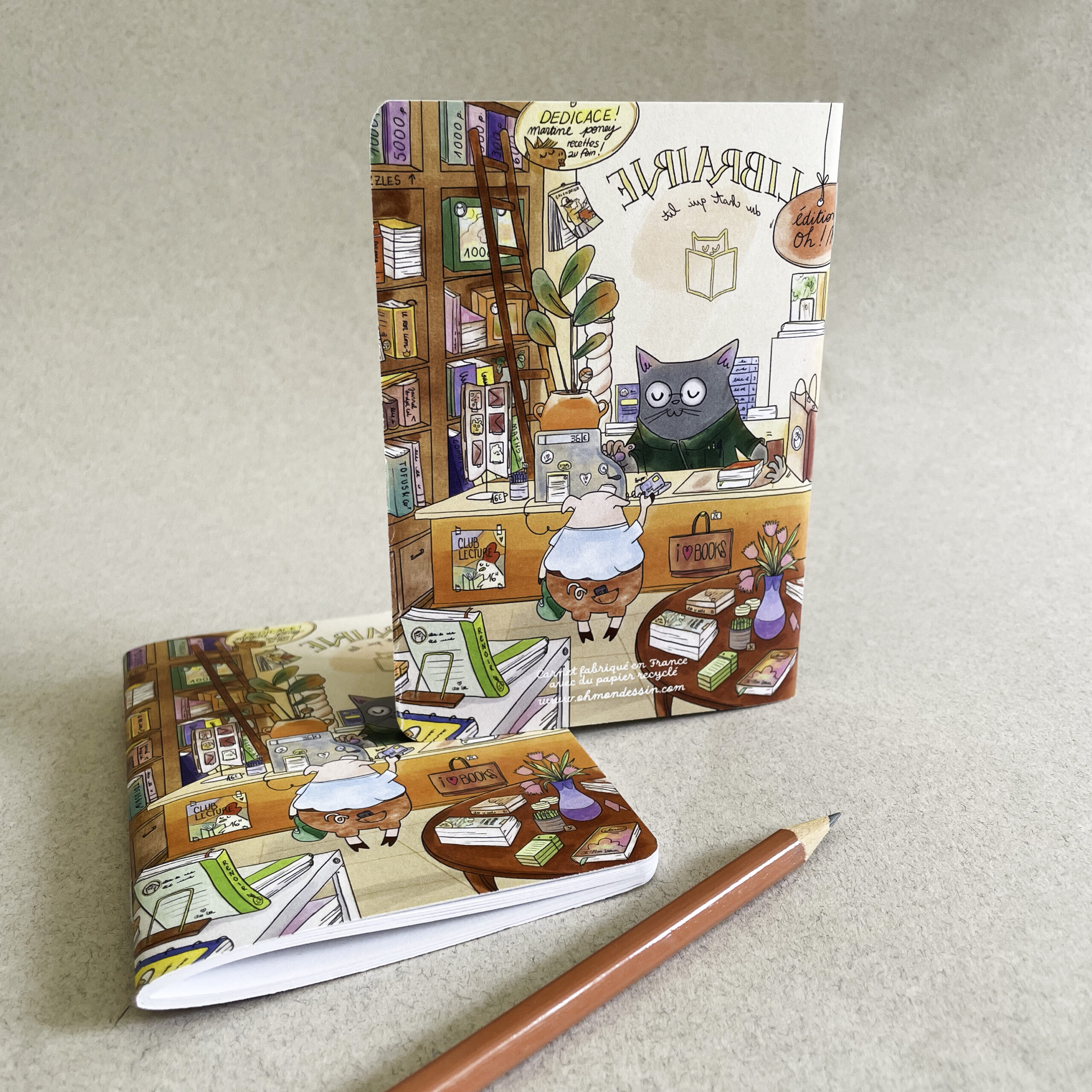 carnet de poche le Libraire