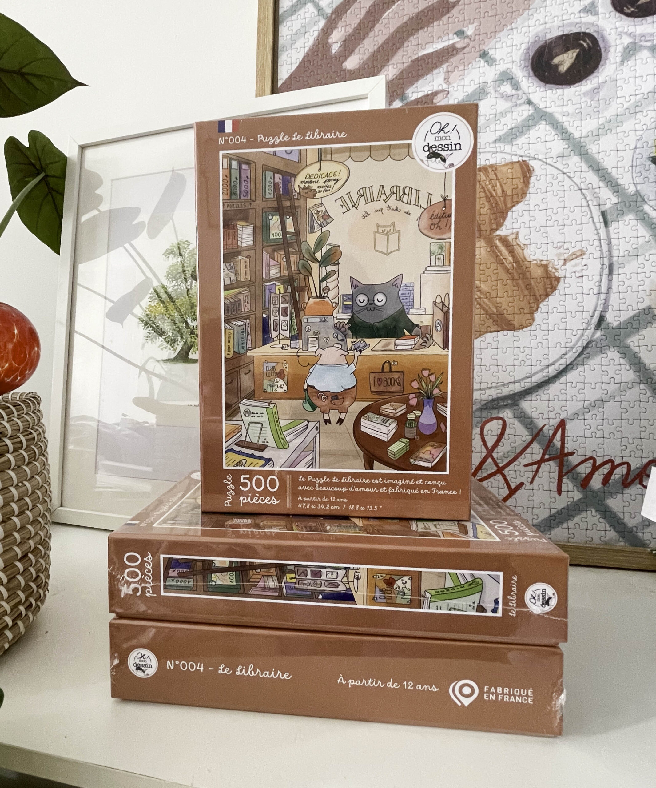 Puzzle "Le Libraire" – 500 pièces