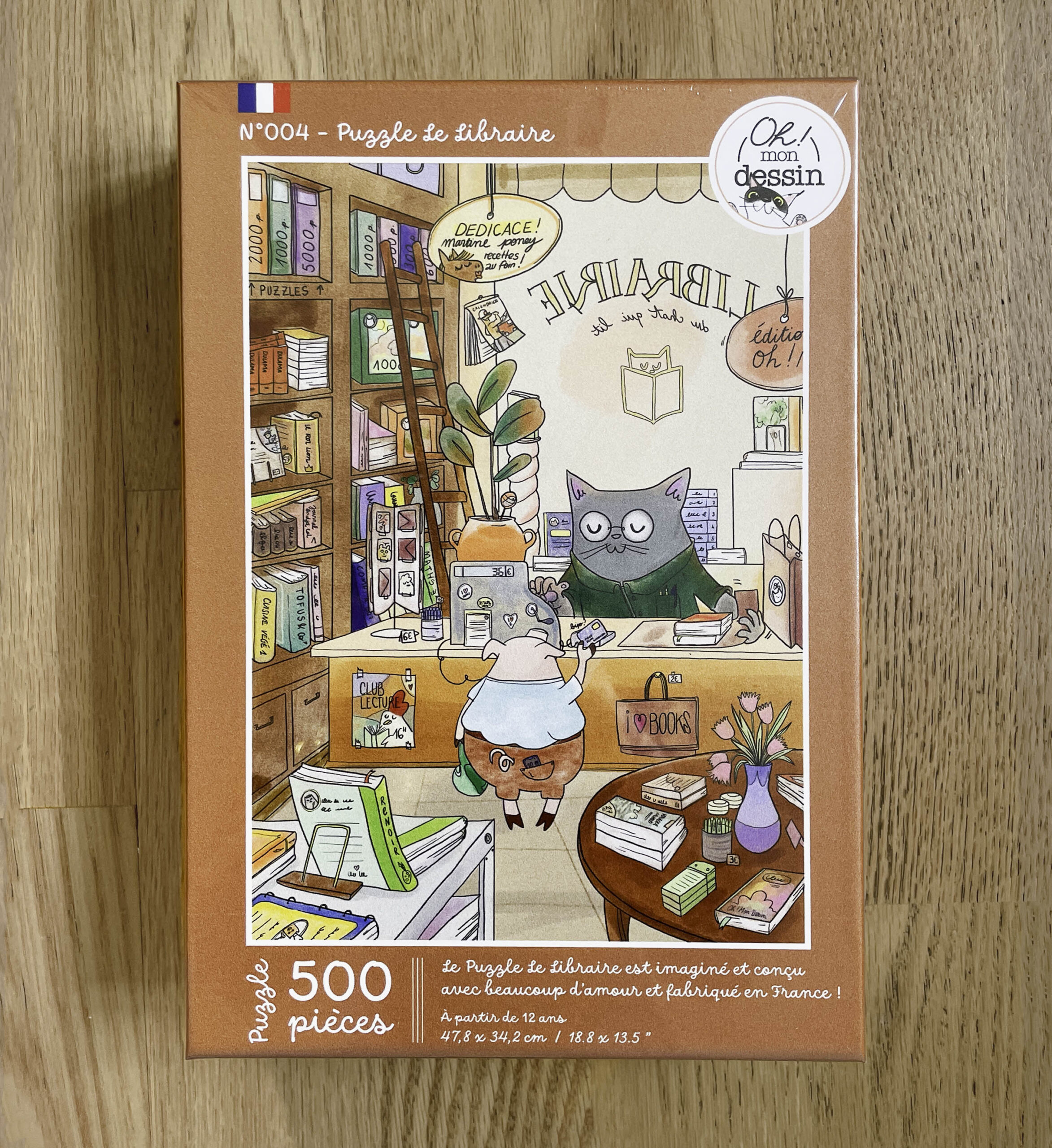 Puzzle "Le Libraire" – 500 pièces – Image 2